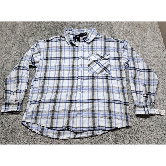 New Edgar & Ash Shirt Mens Sz Medium Dress Button Up Down Long Sleeve Casual Top - Picture 2 of 11